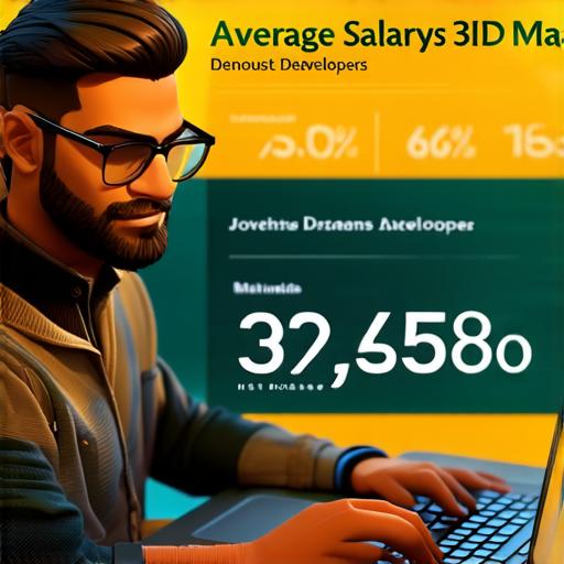 Average salary for 3D Max developer in India